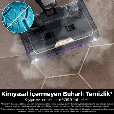 SHARK Steam & Scrub PowerPickUp Buharlı Temizleyici Beyaz